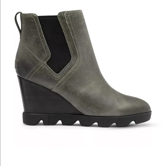 Sorel Joan Uptown Chelsea Booties Quarry Size 9 - Picture 2 of 6